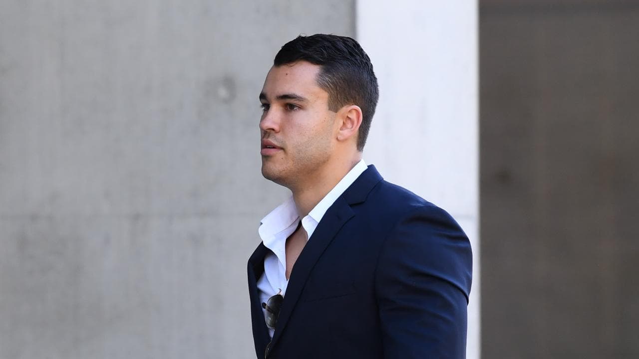 Jordan Brennan arrives at the Supreme Court