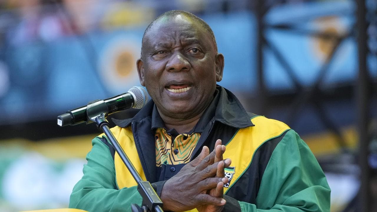 South African President Cyril Ramaphosa