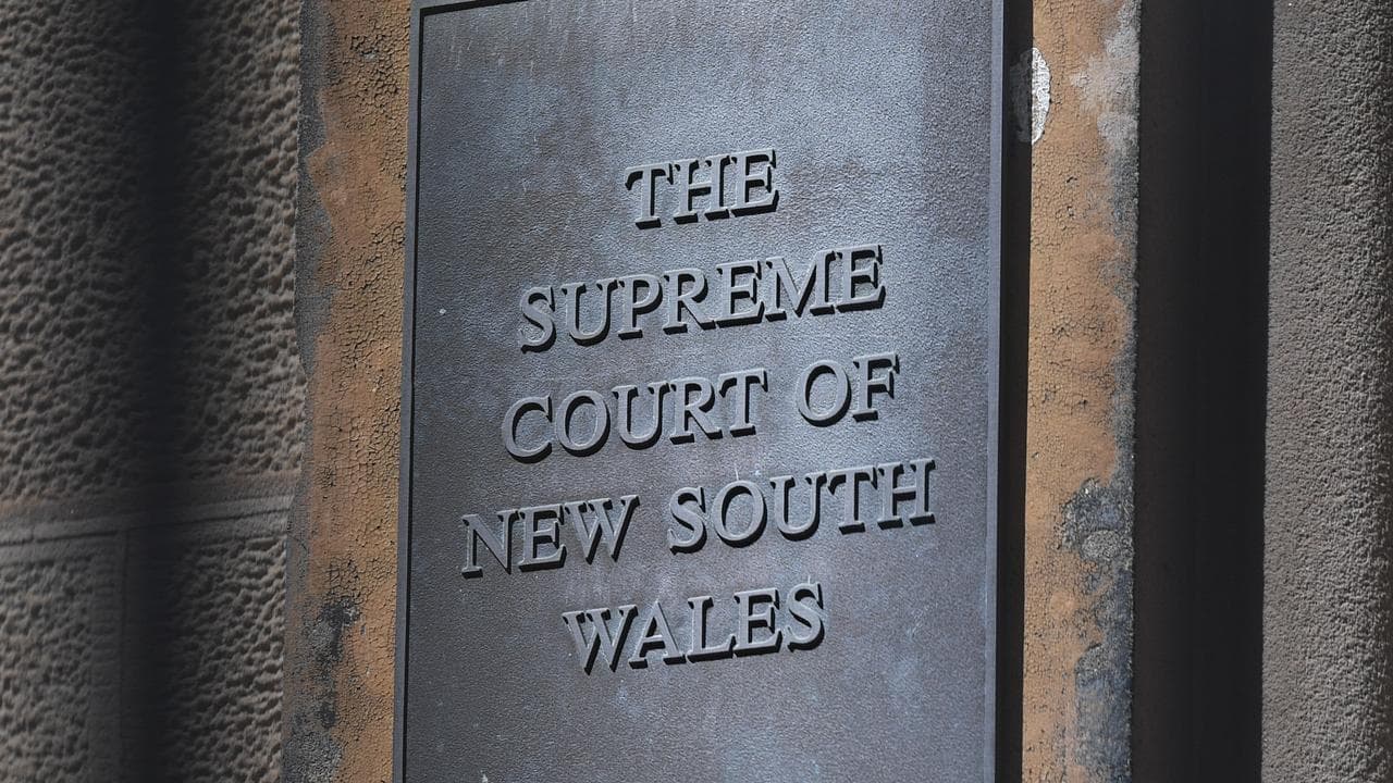 Supreme Court of NSW sign