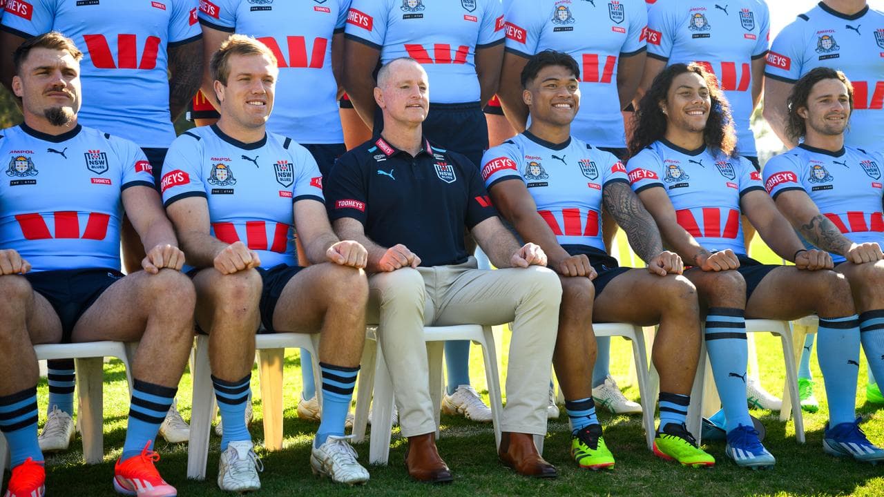 NSW Blues team group. 