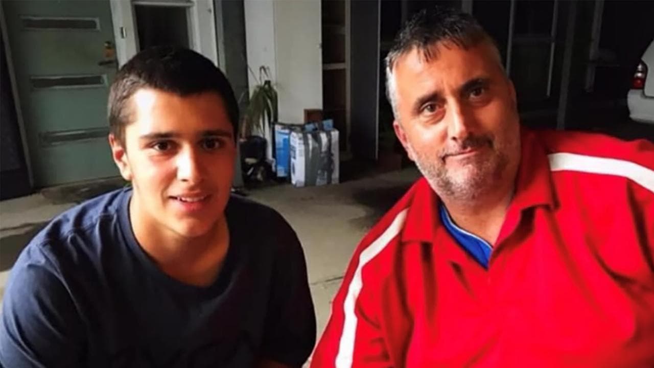 George Diamond and his father Vic (file image)