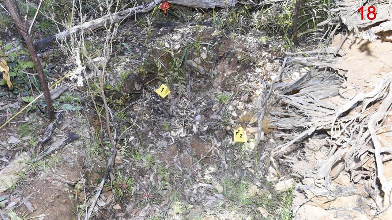 Tendered photo of area where the remains were found (file image)
