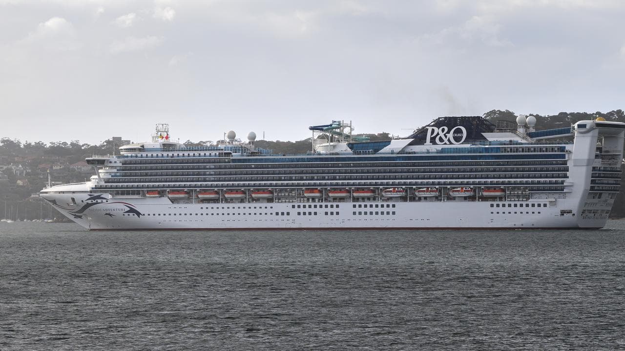 The P&O’s Pacific Adventure cruise ship