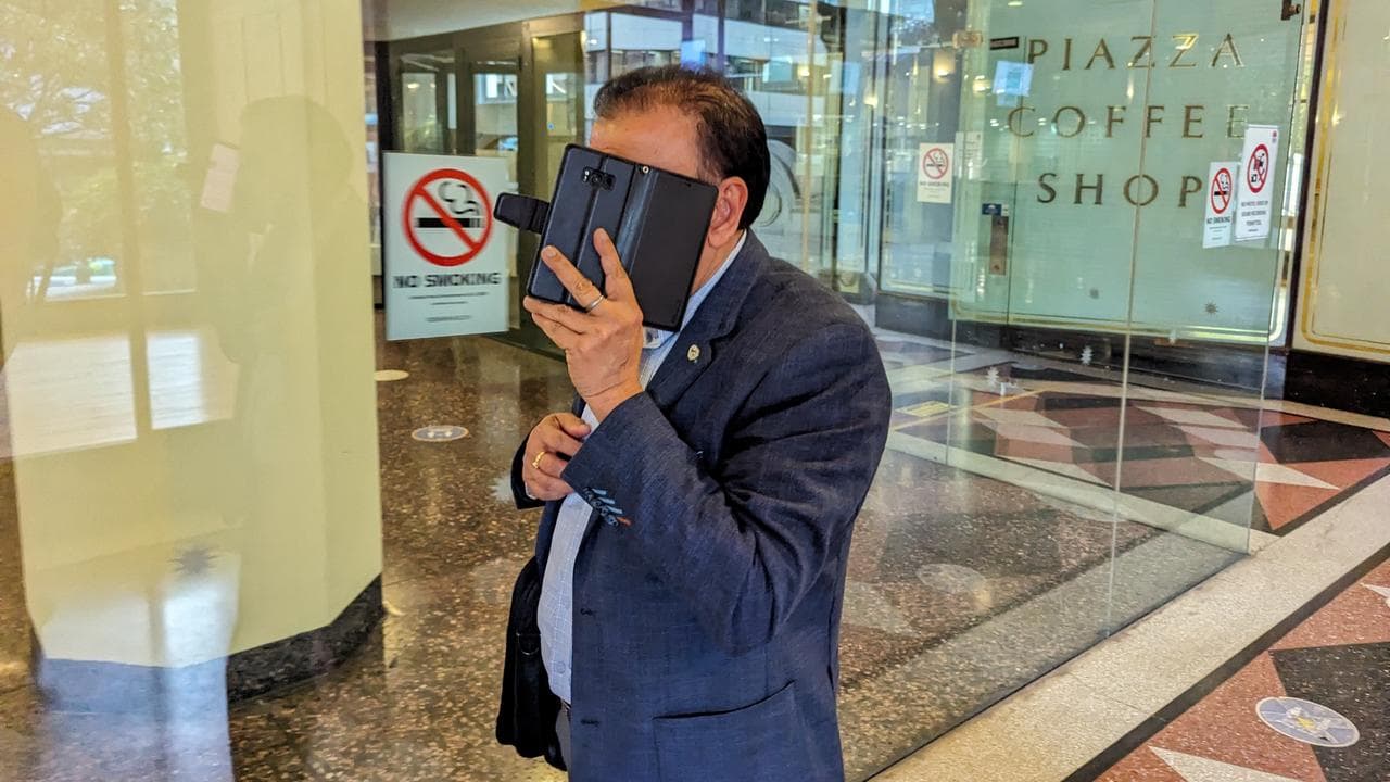 Davendar Deo departs the Downing Centre District Court