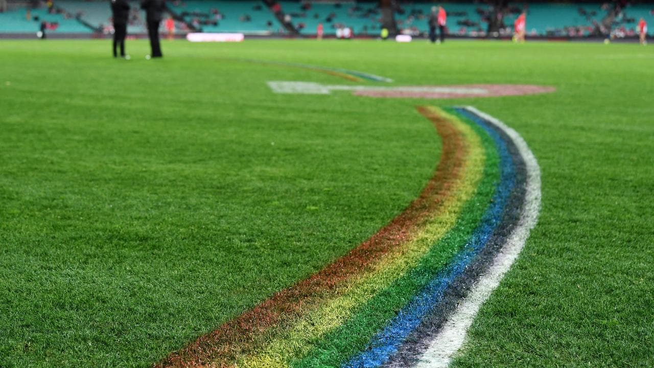 AFL Pride game rainbow