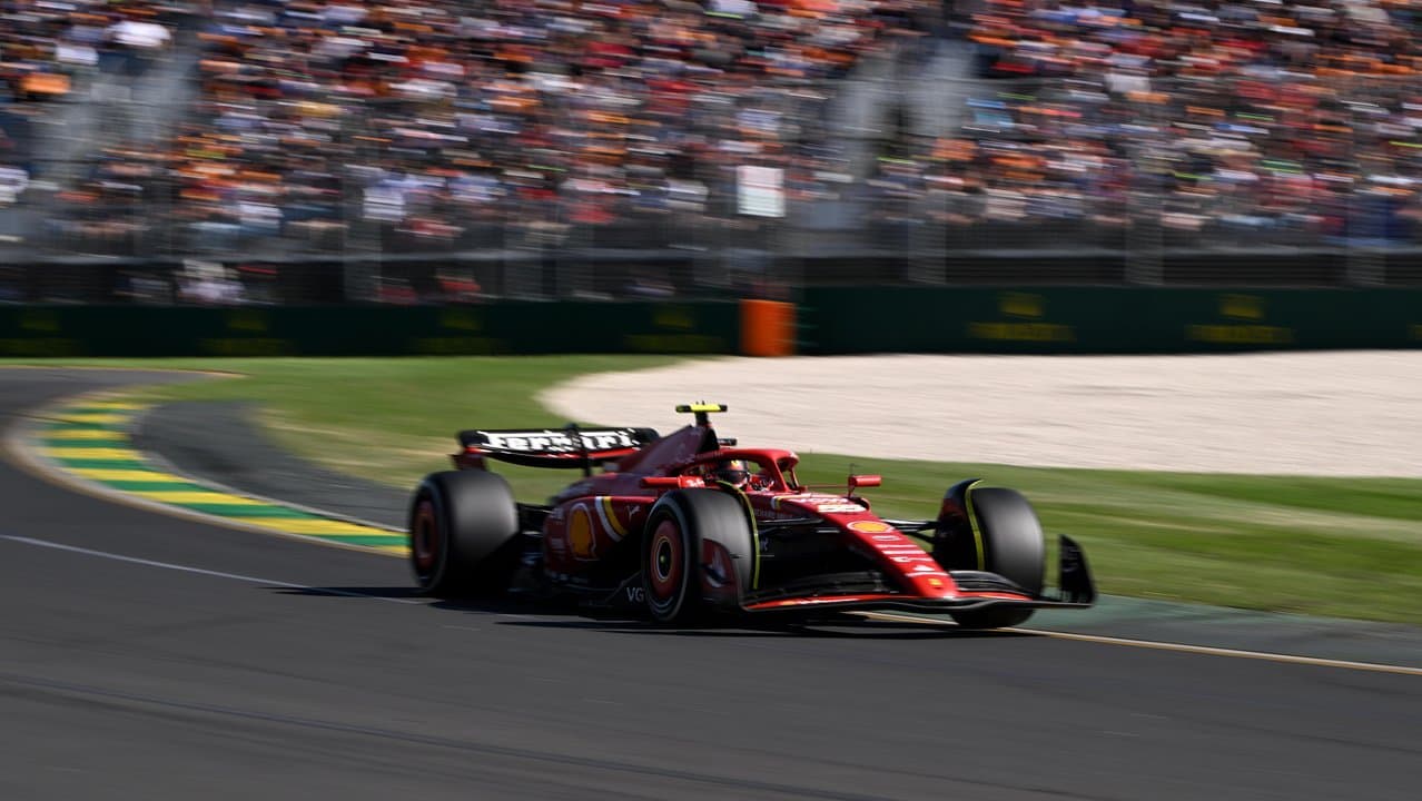 Carlos Sainz of Ferrari at Australian Grand Prix 2024