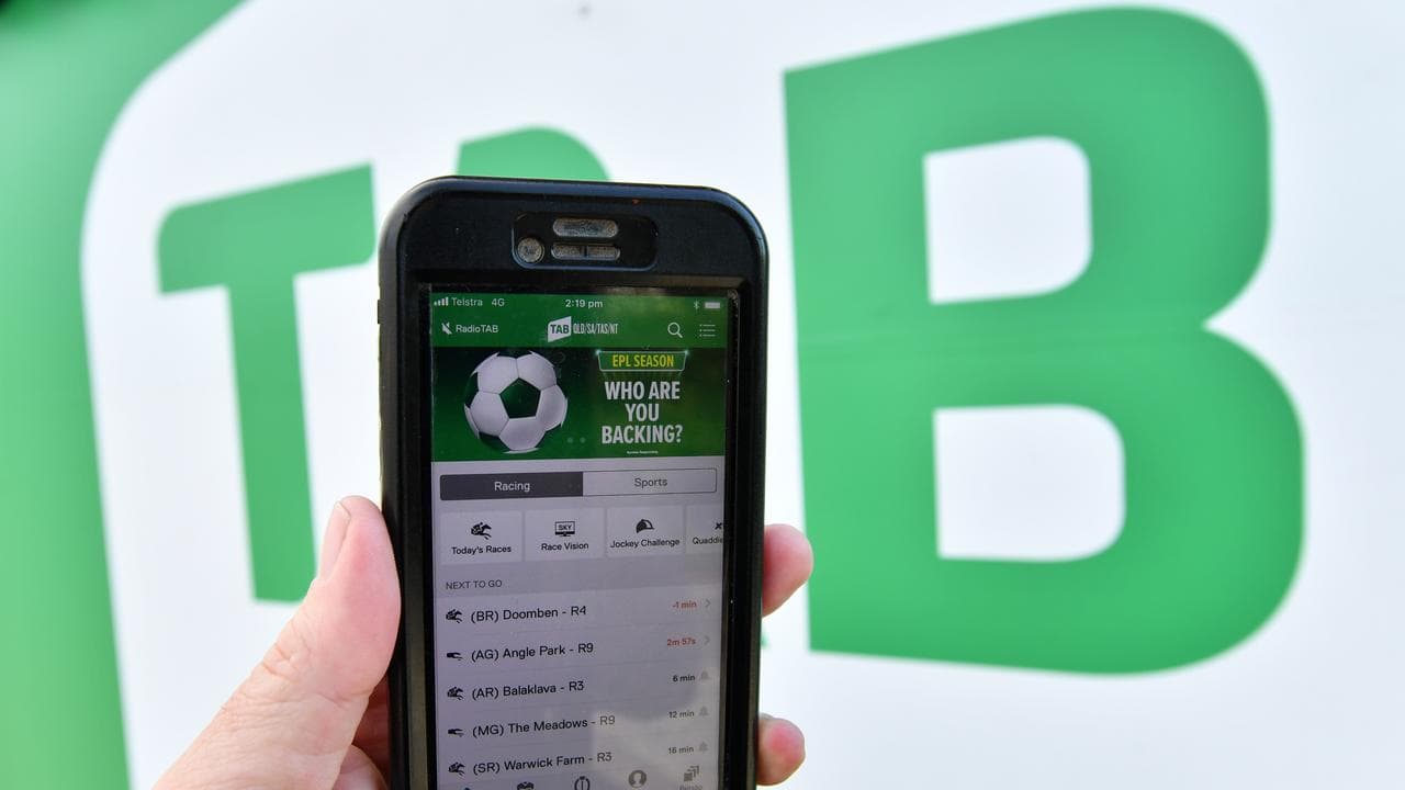 TAB betting app (file image)