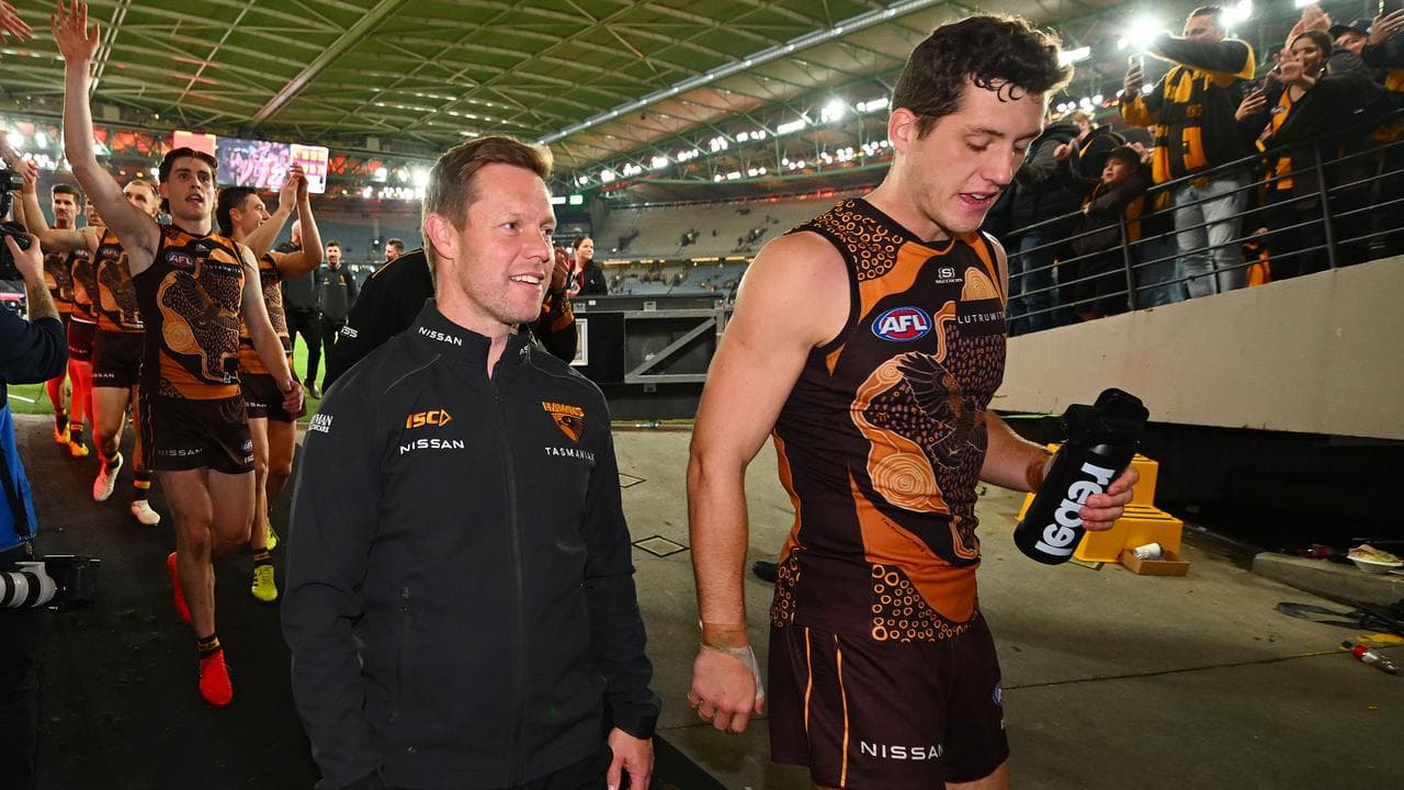 Hawthorn coach Sam Mitchell.