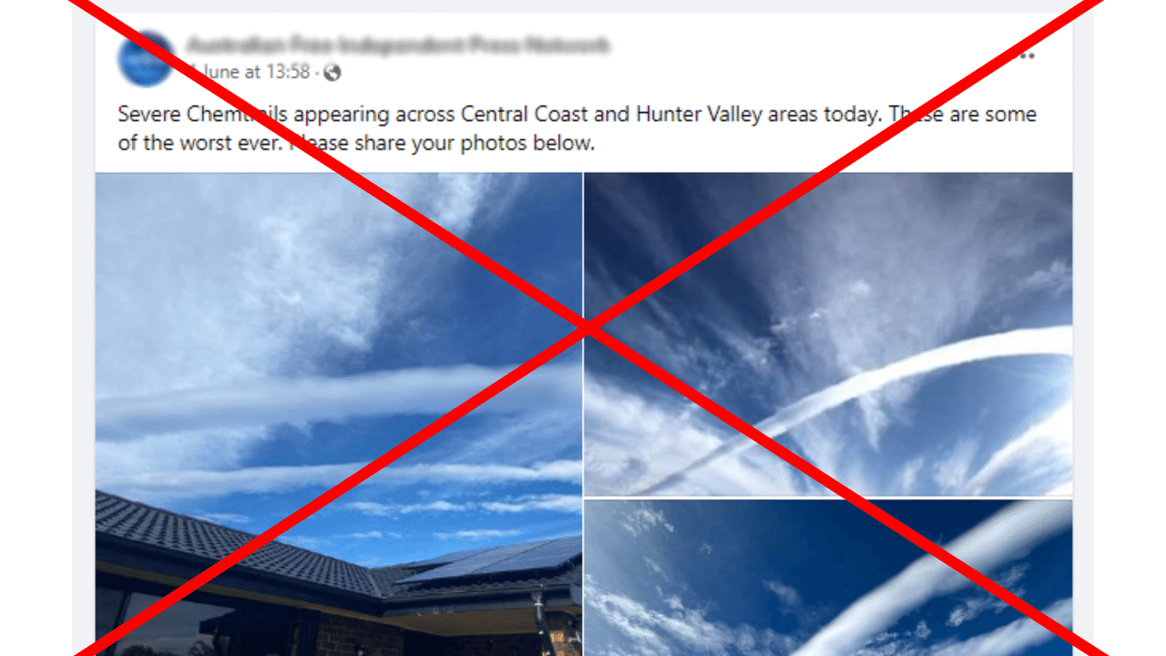 One of the Facebook posts spreading the false claim