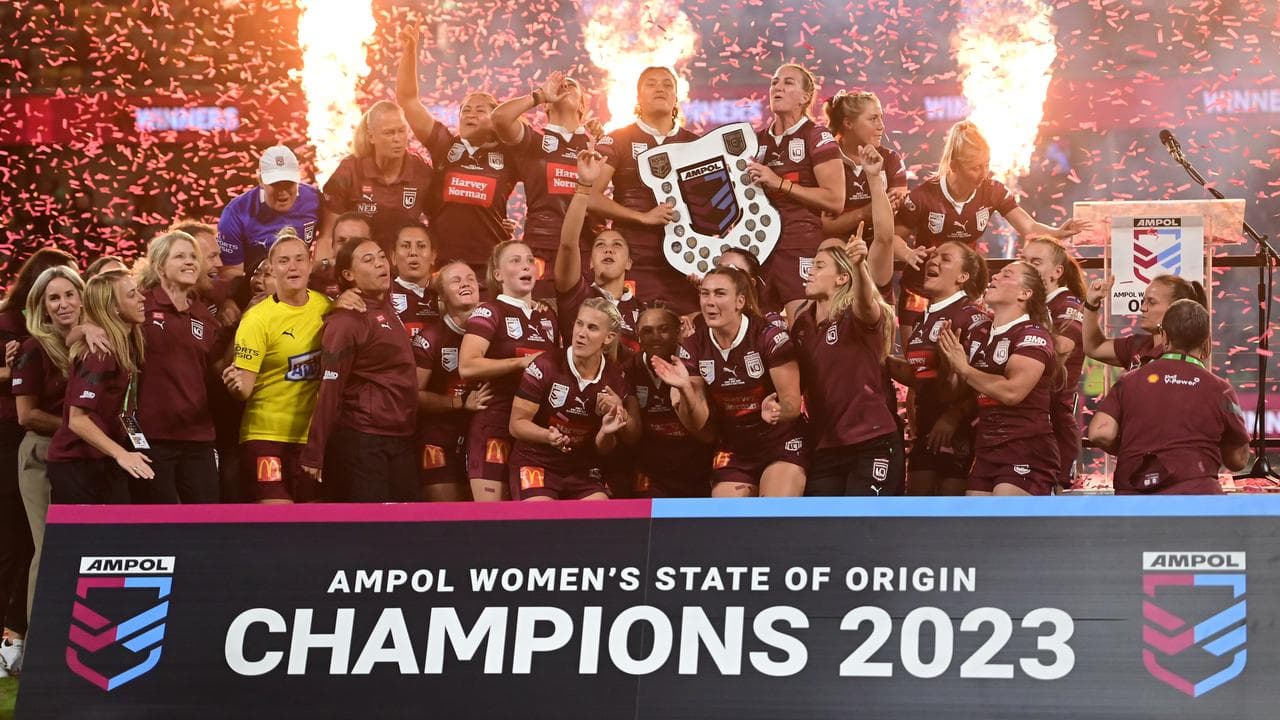 Queensland Maroons celebrate 2023