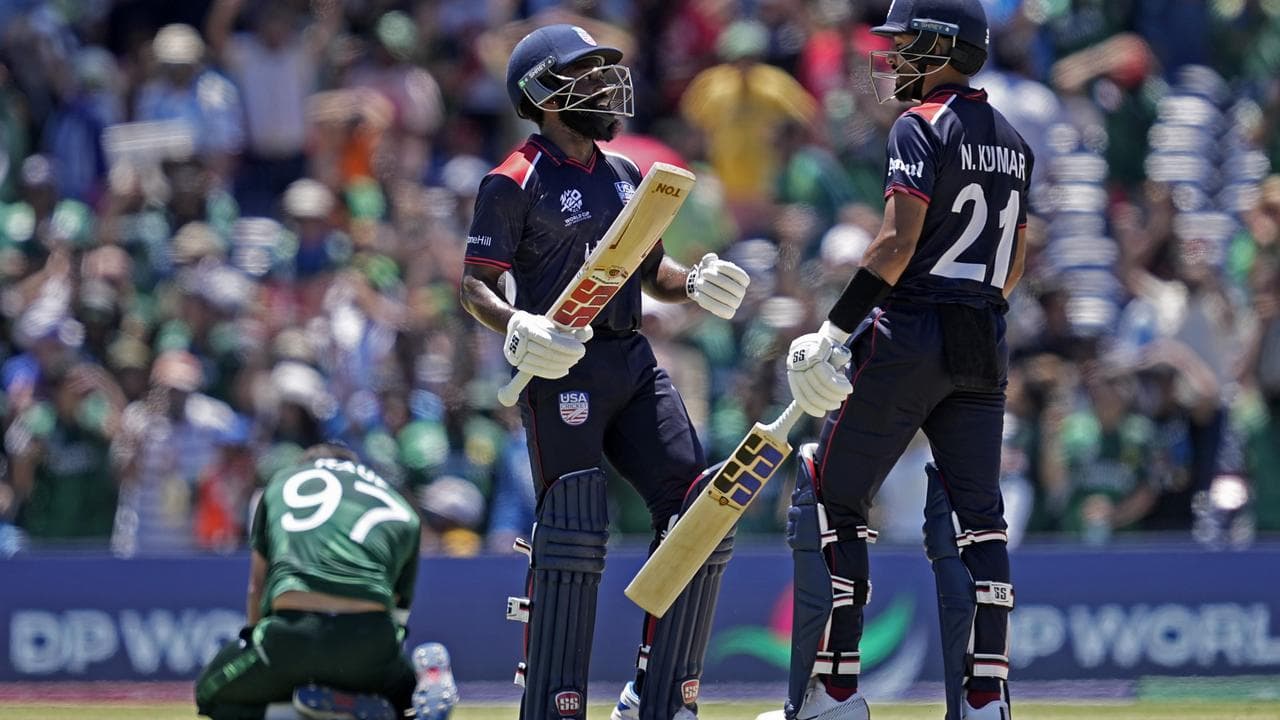 Haris Rauf, Aaron Jones and Nitish Kumar.