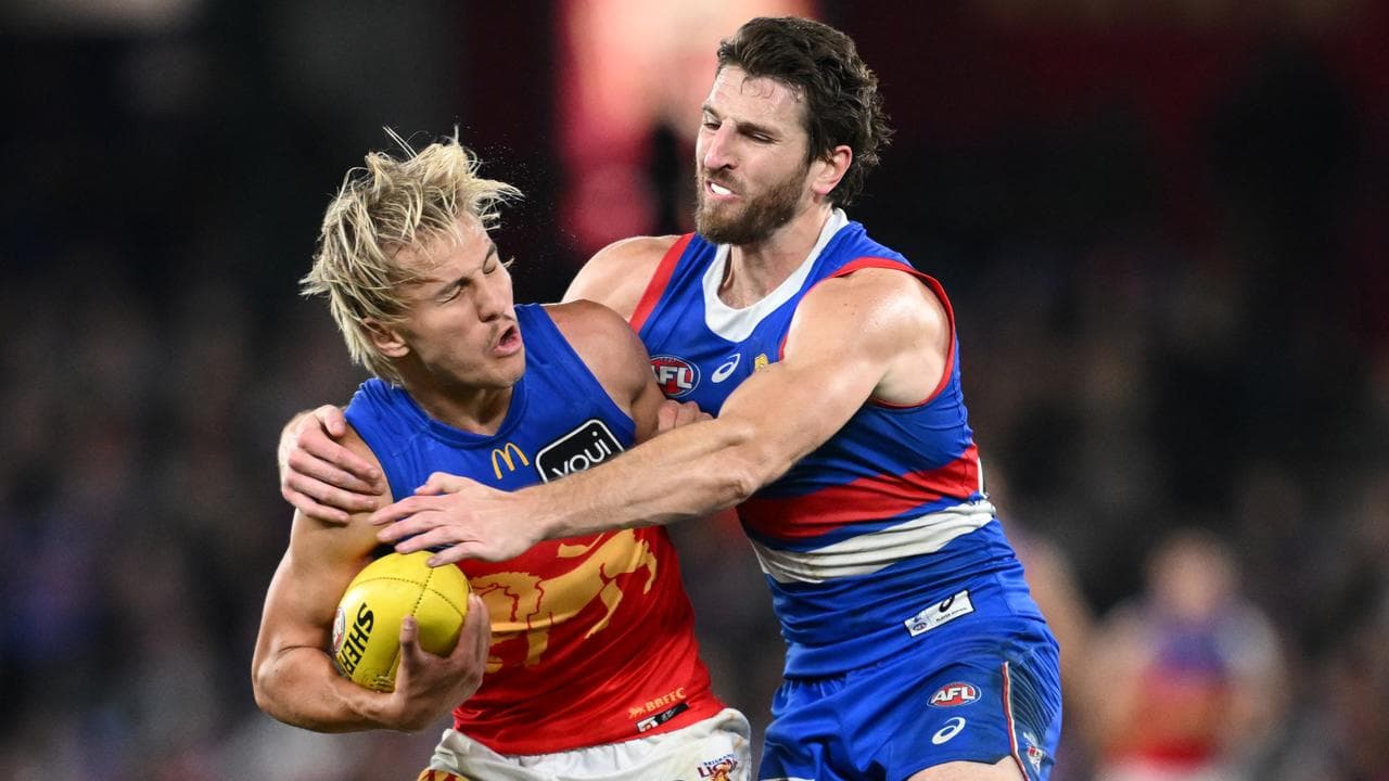 Brisbane youngster Kai Lohmann (left).