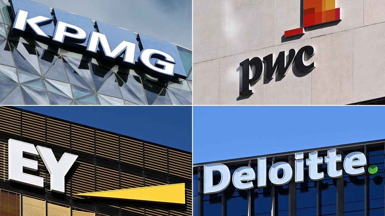 The Big Four consulting firms include Deloitte, EY, KPMG and PwC.