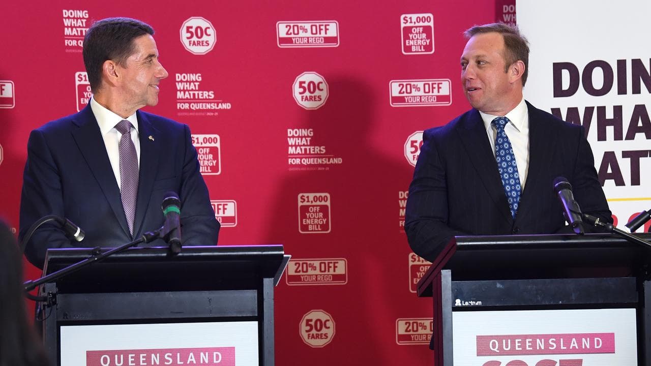 Cameron Dick and Steven Miles