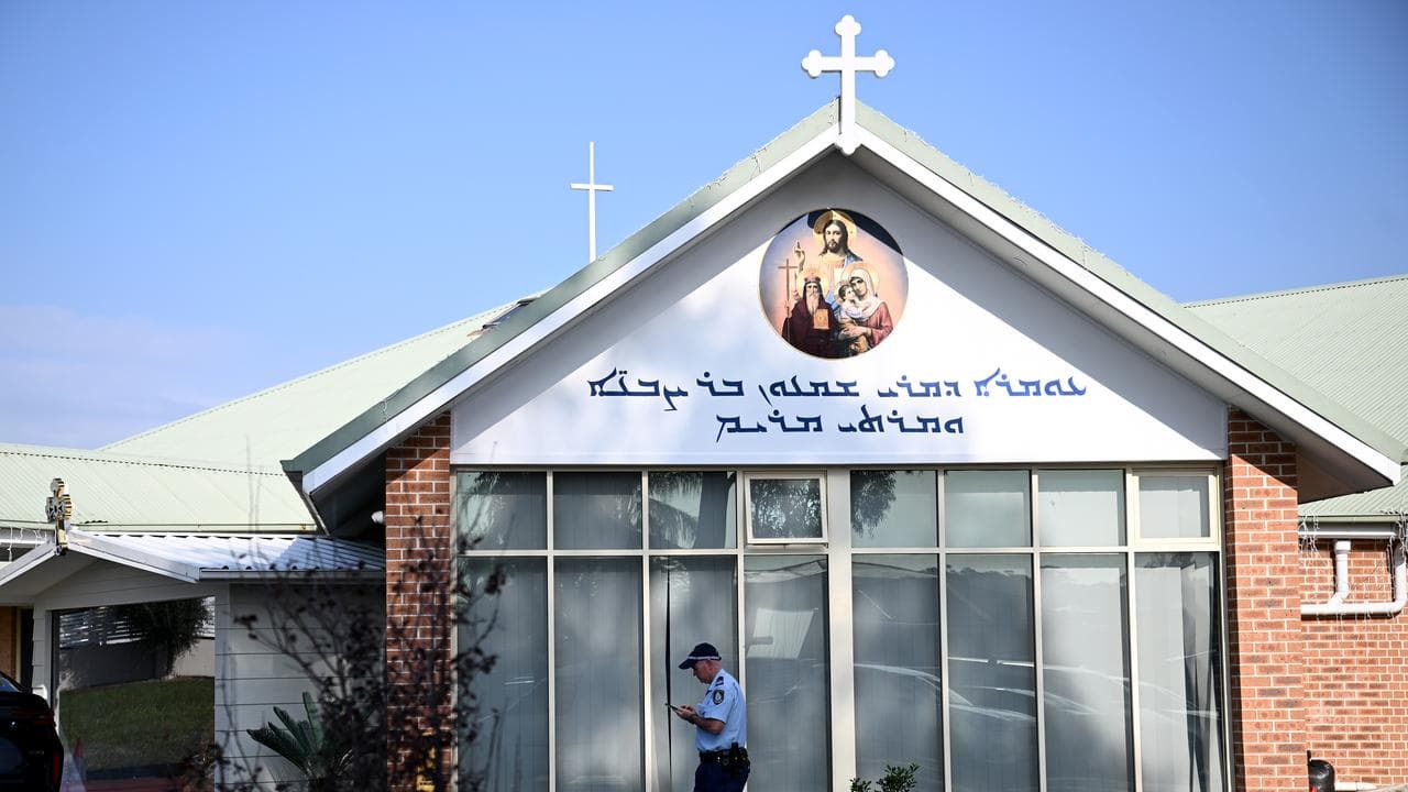 Police at Christ The Good Shepherd Church (file image)
