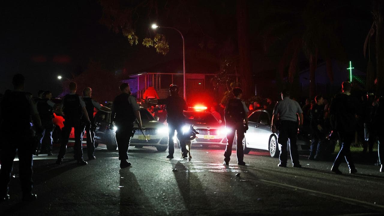 Police outside Christ The Good Shepherd Church after riot (file image)