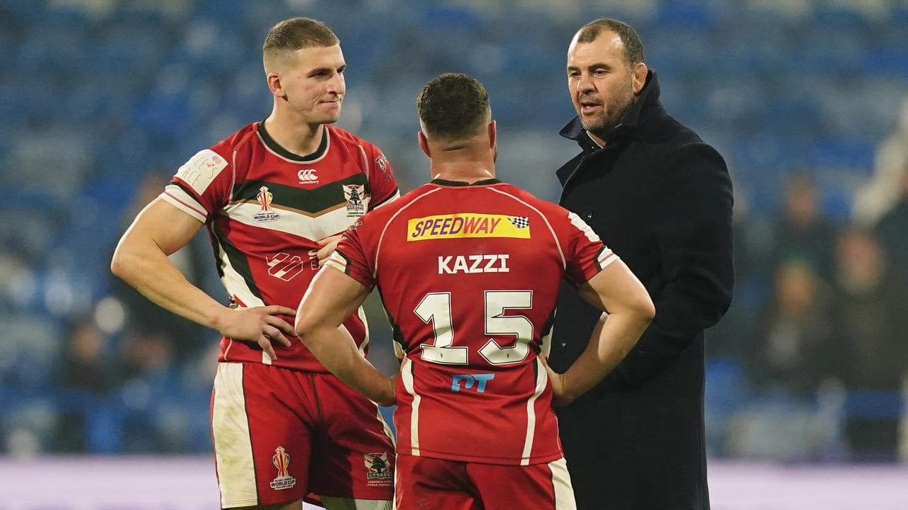 Adam Doueihi, Andrew Kazzi and Michael Cheika.