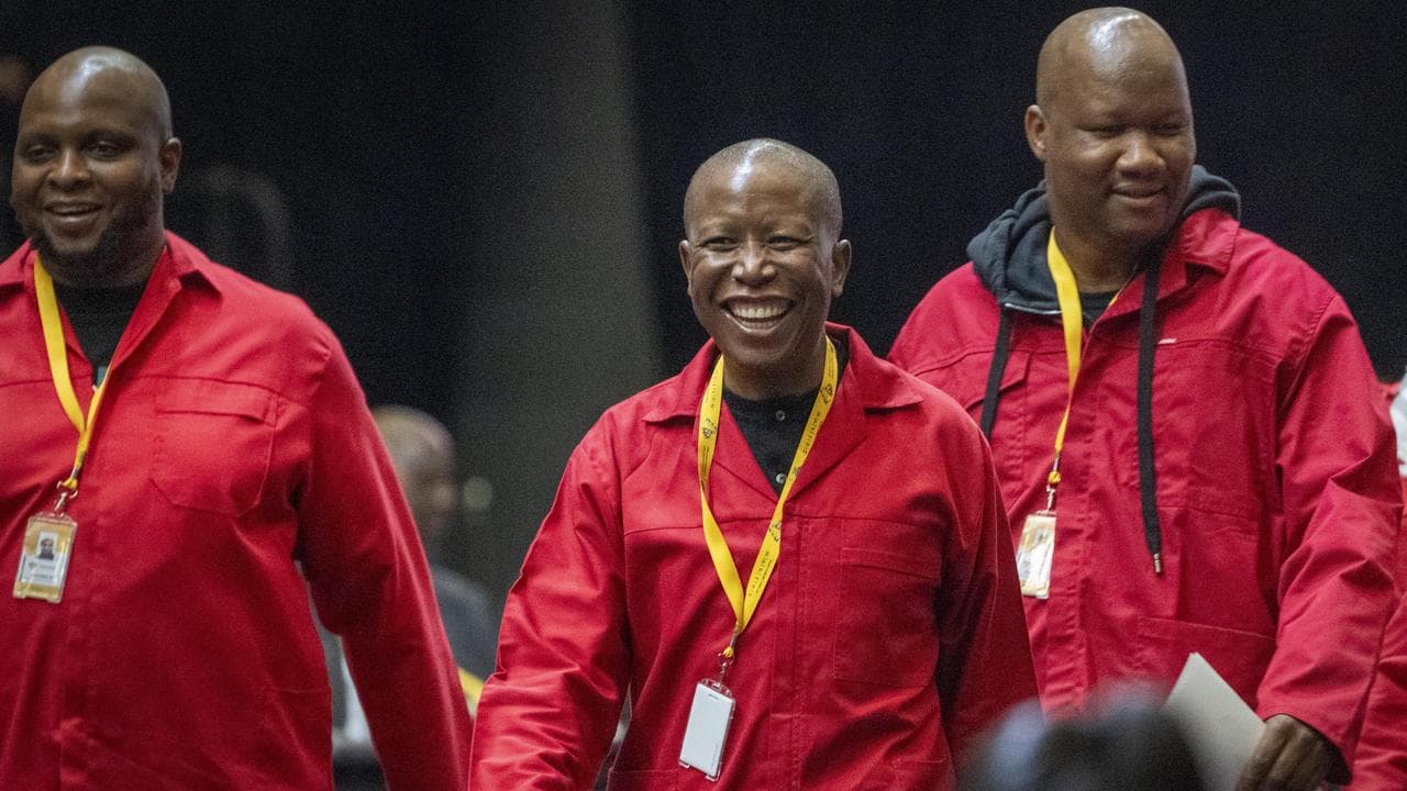 Economic Freedom Fighters MP Julius Malema