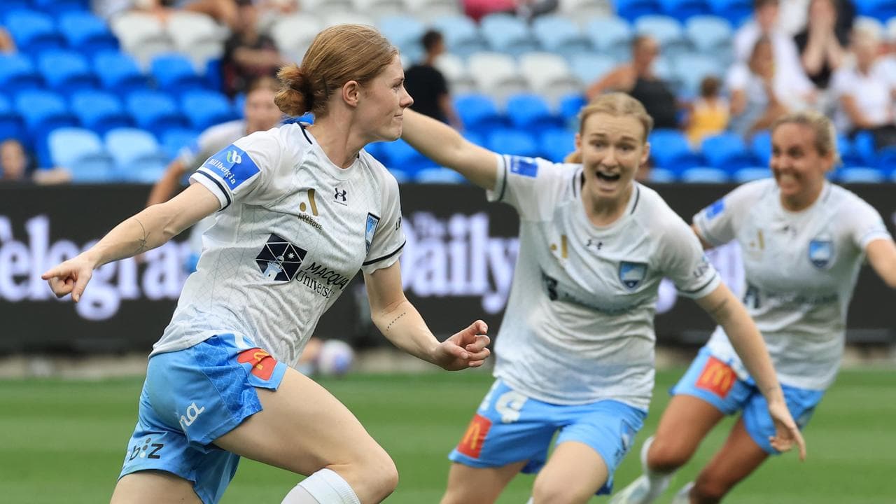 Cortnee Vine Sydney FC celebration.