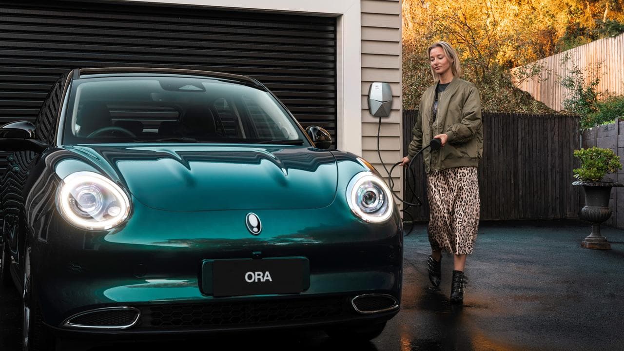 A GWM Ora electric hatchback