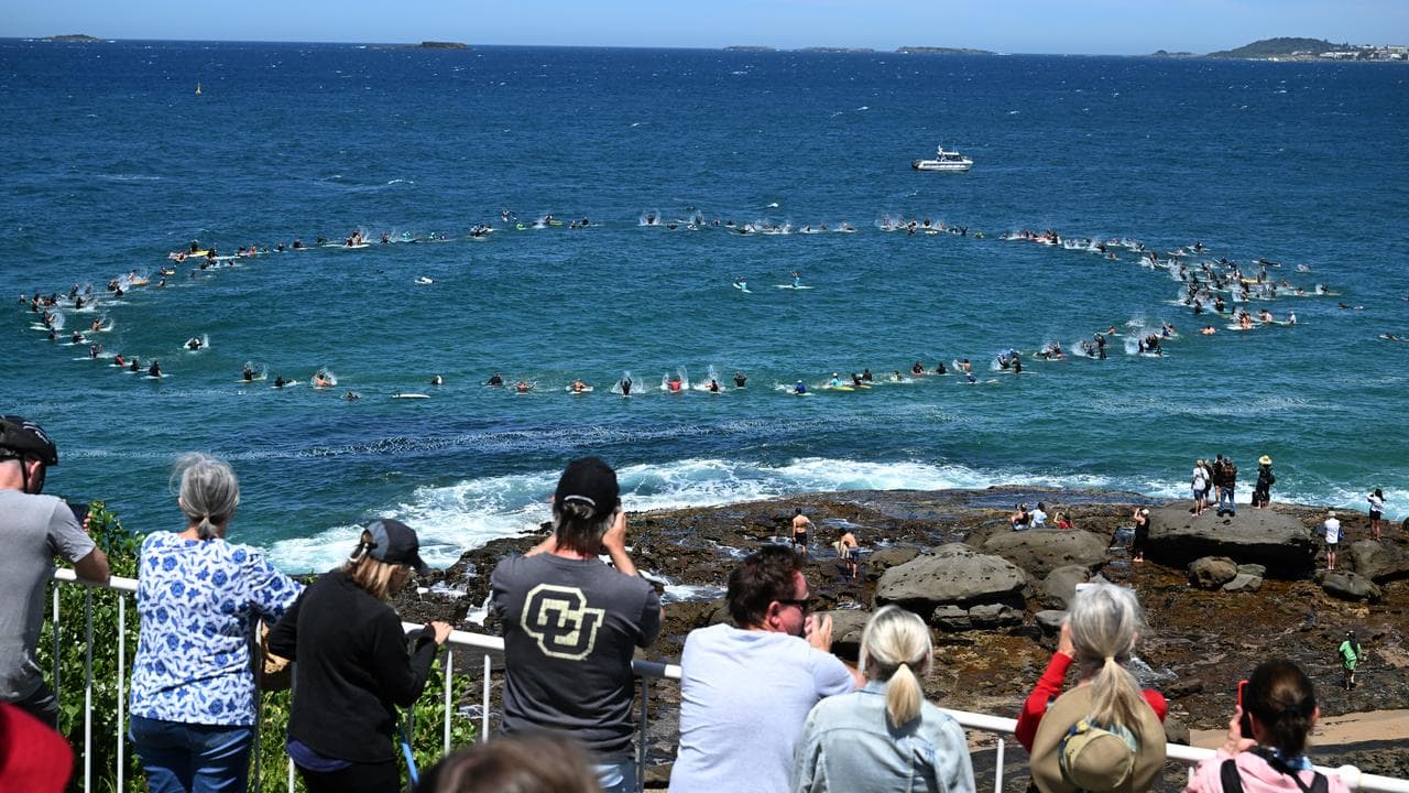 Paddle out protest