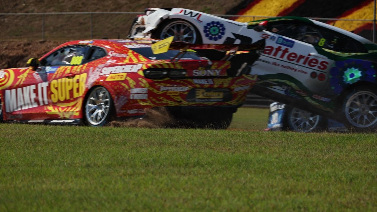 Andre Heimgartner's car crashed onto Cooper Murray’s vehicle.