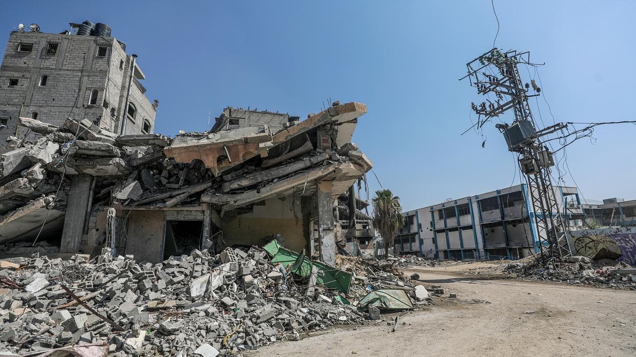 Al-Bureij refugee camp, central Gaza