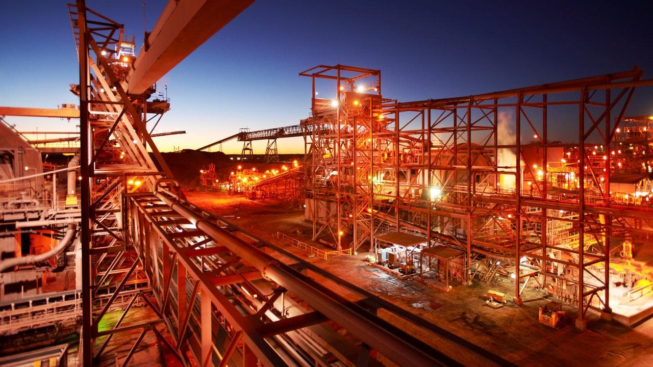 The Olympic Dam facility in South Australia