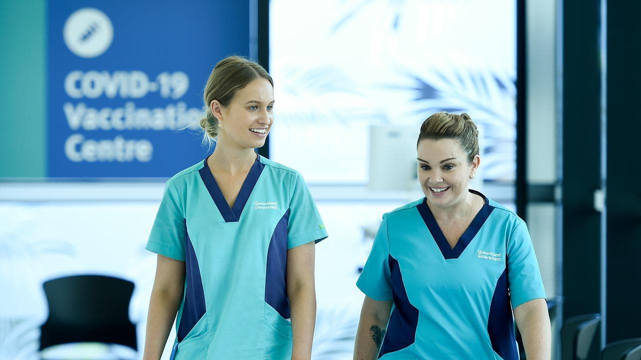 Nurses at the Gold Coast University Hospital