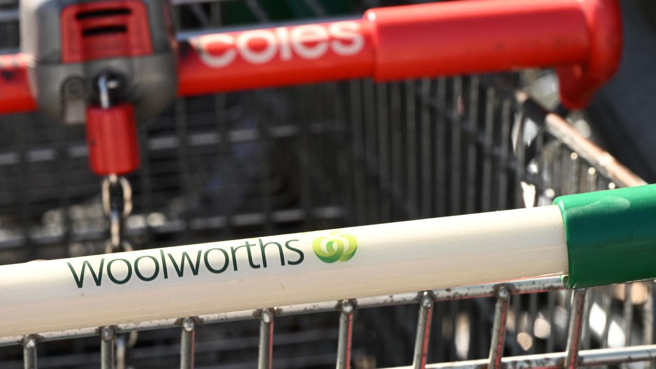 Two shopping trolleys.