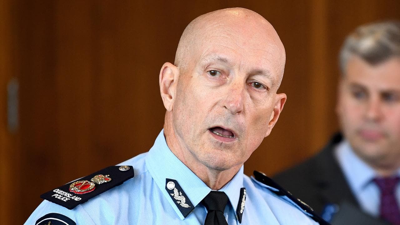 Queensland Police Commissioner Steve Gollschewski