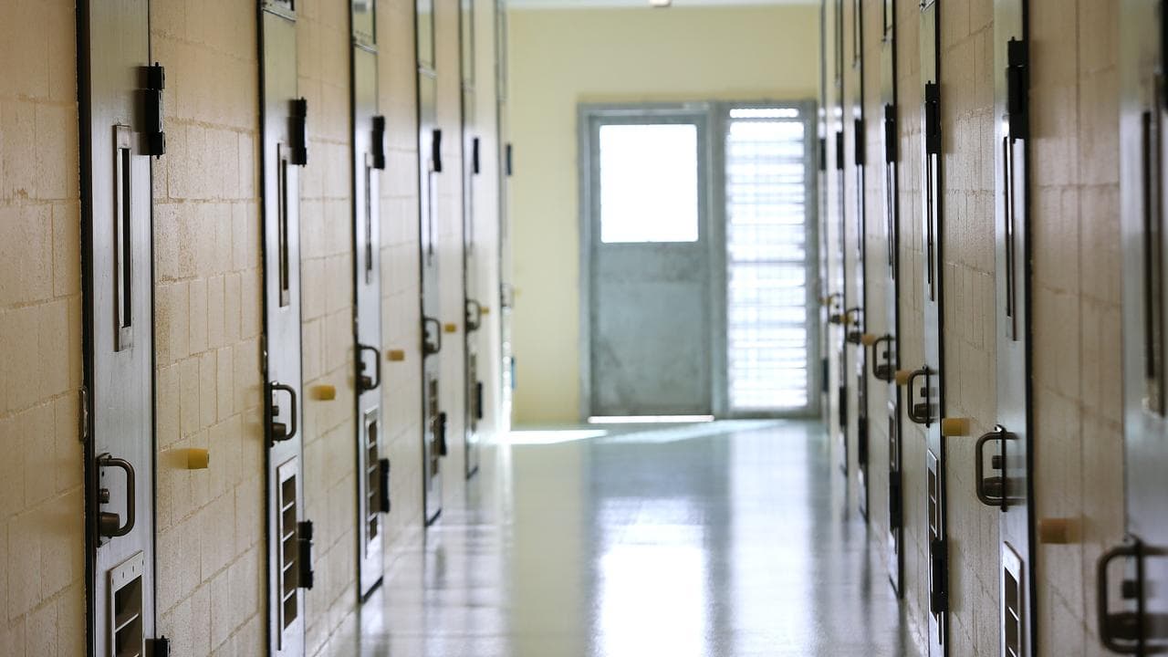 A prison cell corridor (file image)
