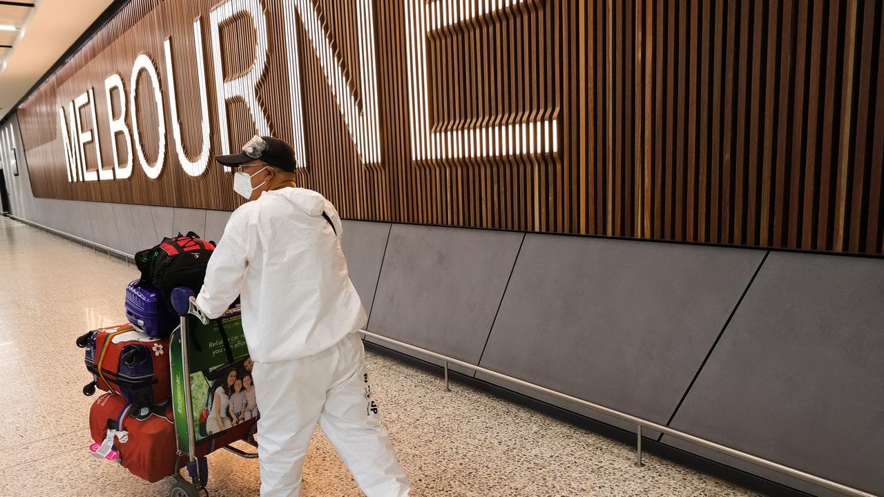 Passenger at Melbourne Airport