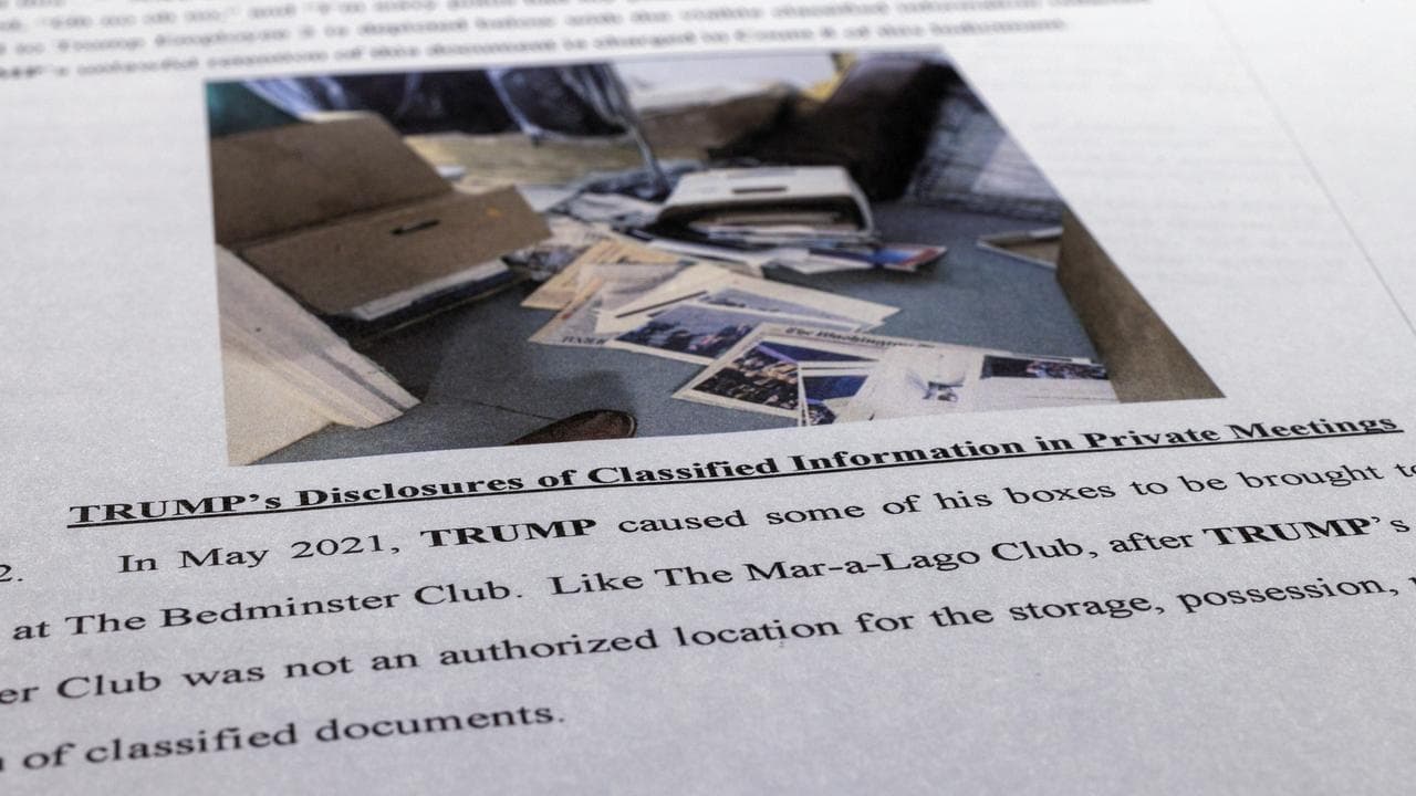 Trump charge document