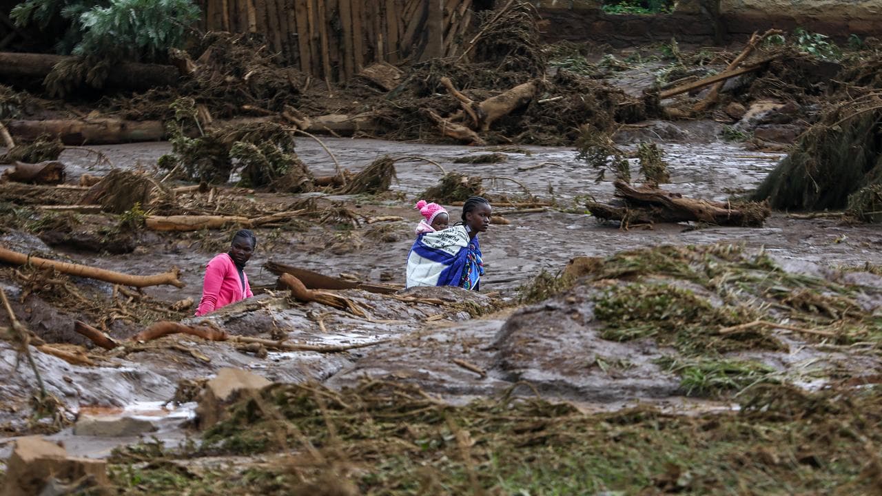 Old Kijabe Dam burst its banks in the Rift Valley