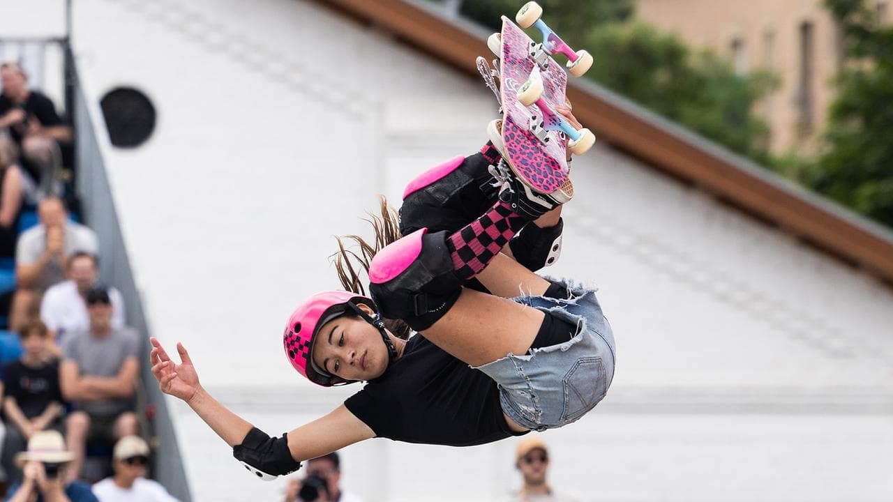 Australian skateboarder Arisa Trew.