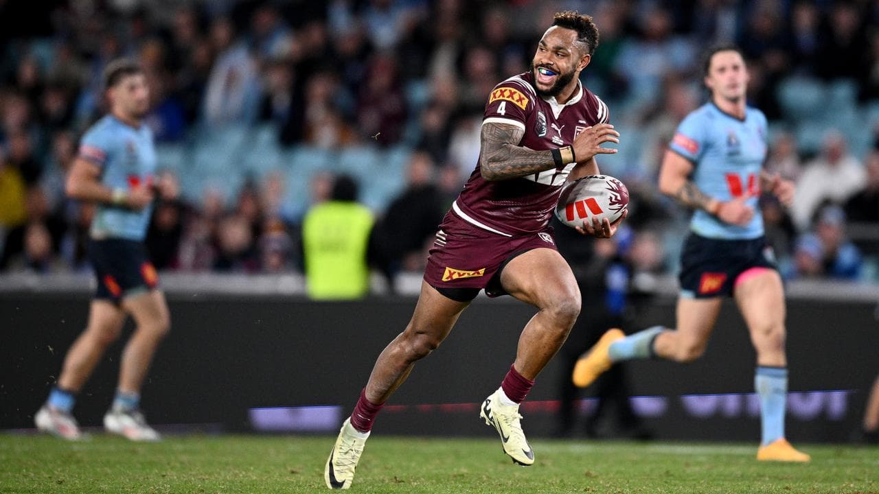 Hamiso Tabuai-Fidow of the Maroons.