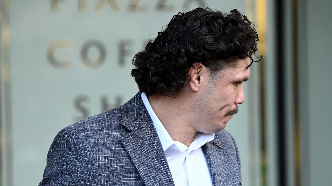 James Roberts departs the Downing Centre Local Court