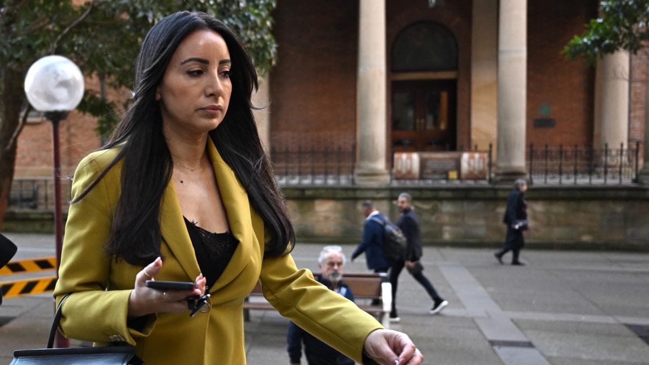 Ex-ABC journalist  Antoinette Lattouf arrives at the Federal Court