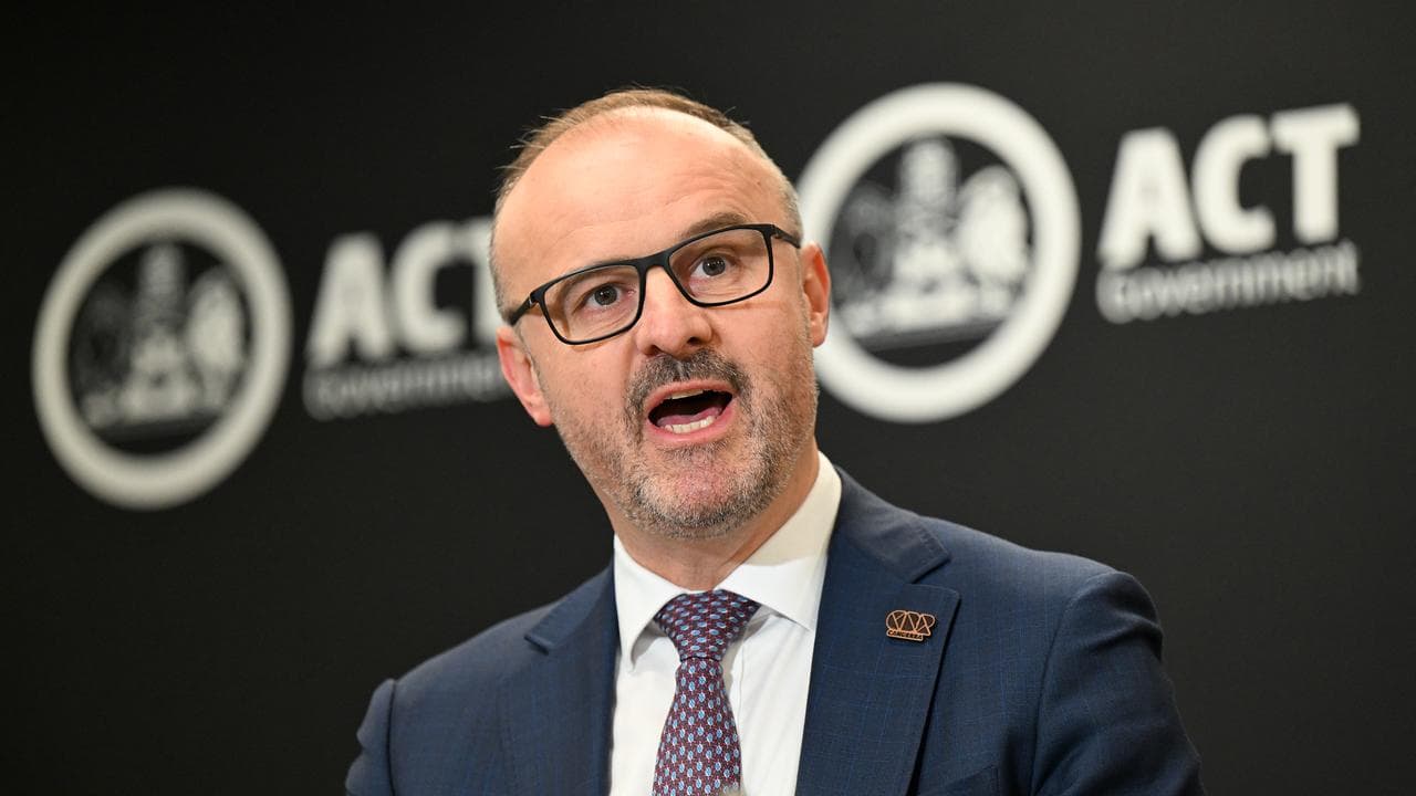ACT Chief Minister Andrew Barr