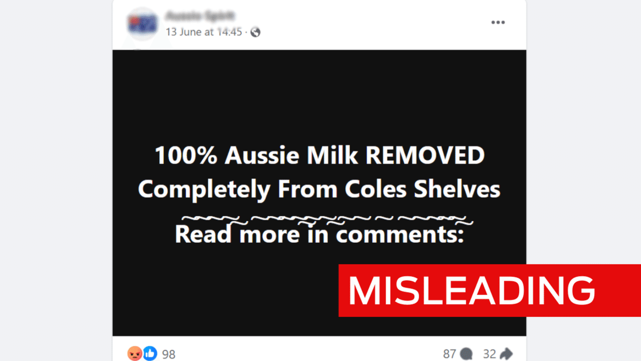 One of the Facebook posts being misconstrued