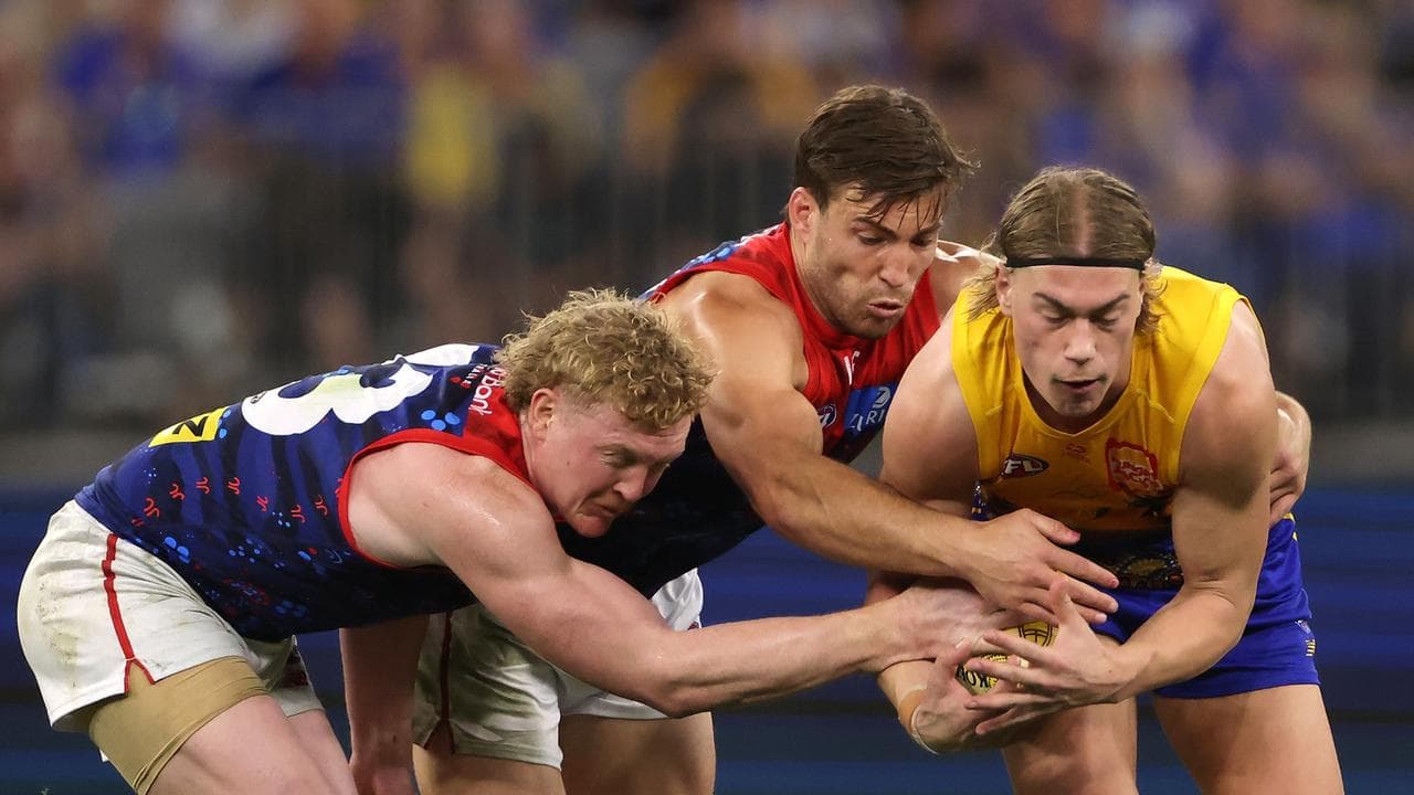 West Coast's Harley Reid (right) 