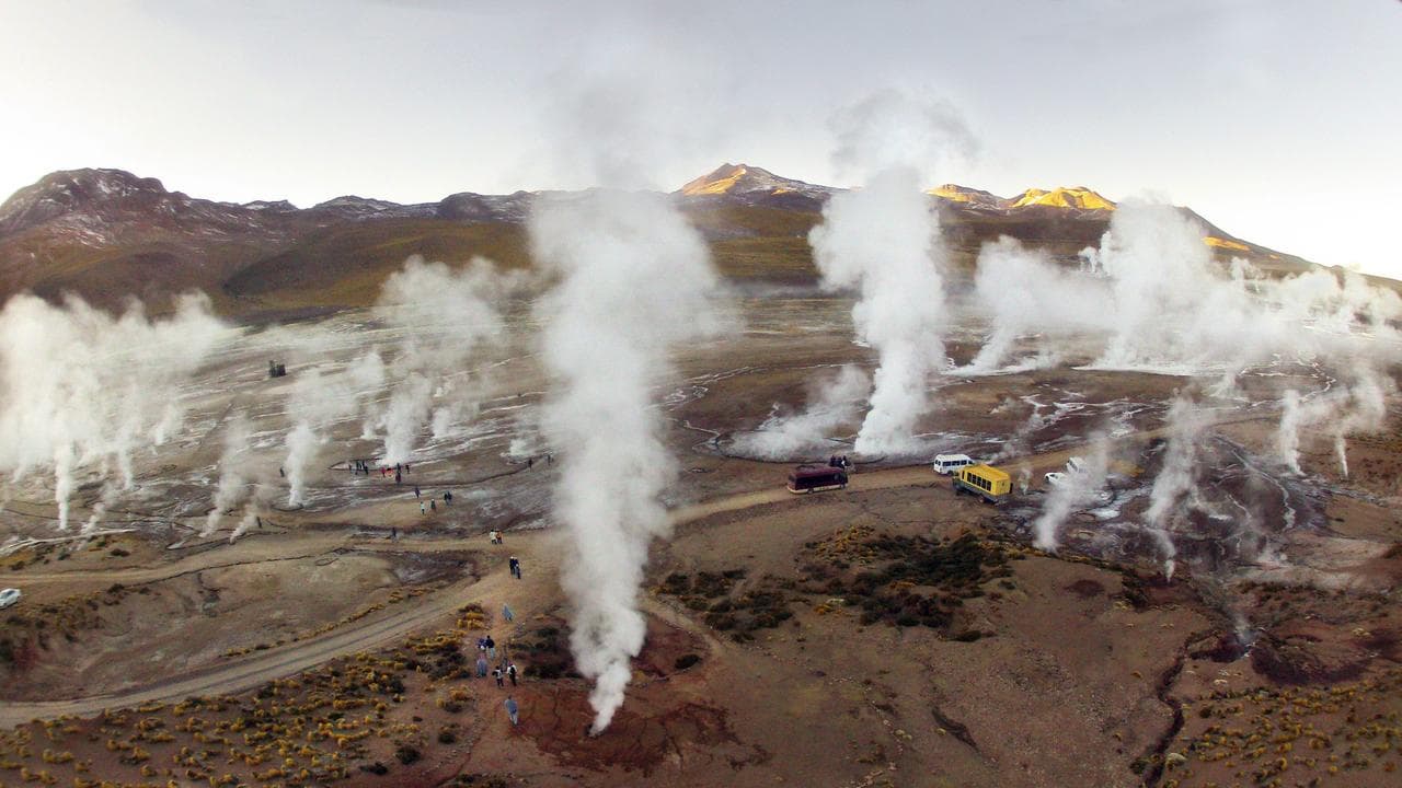 Tatio Geysers, a geothermal system located in the north of Chile