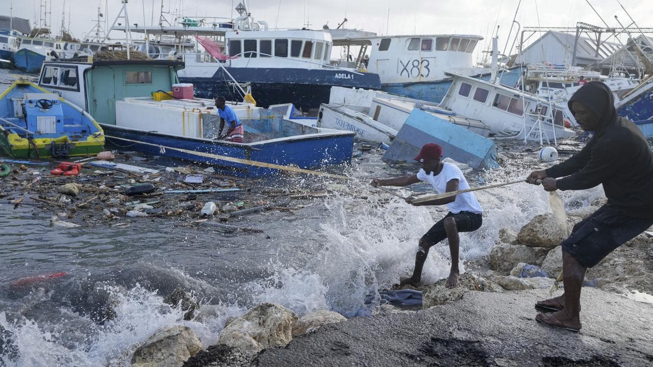 Fishermen in Barbados 
