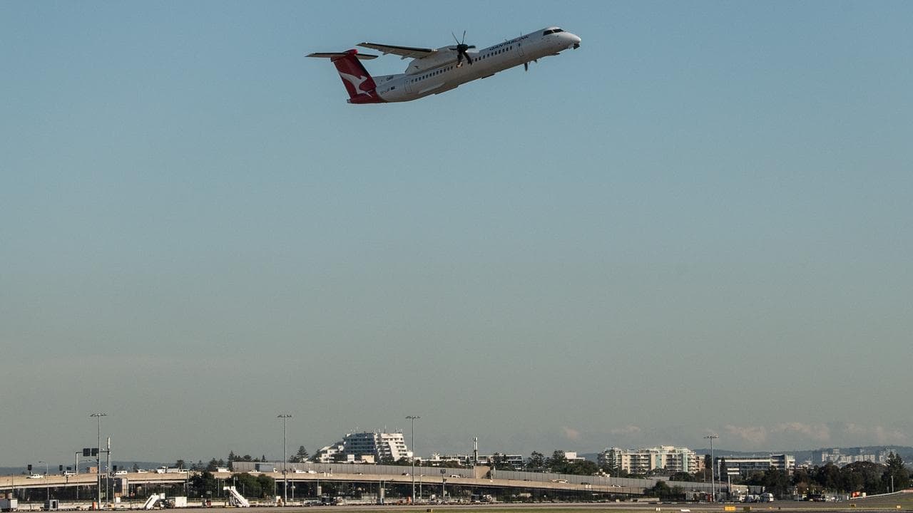 A Qantas plane