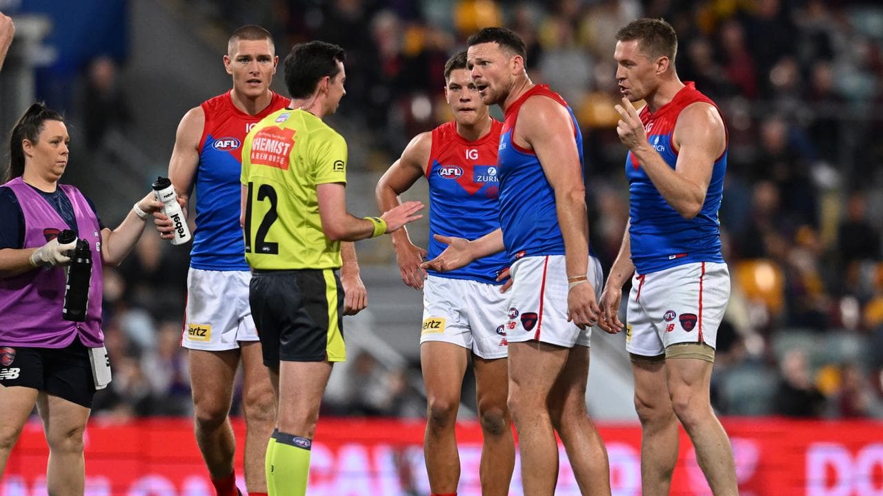 Melbourne Demons players including Steven May.