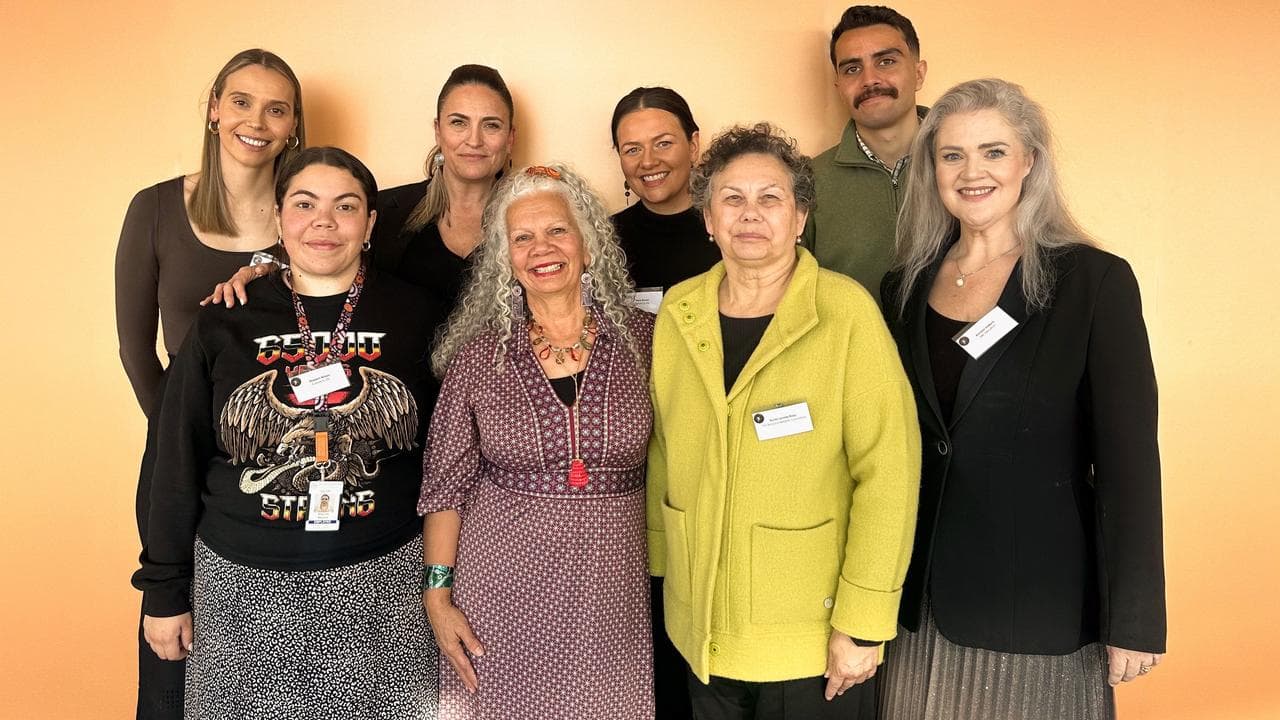 Aunty Lynette Riley and the committee members.