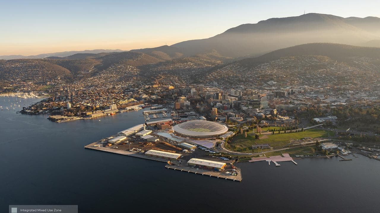 Concept designs for Hobart's new AFL stadium