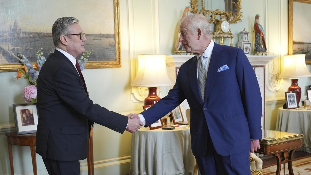 Keir Starmer and King Charles