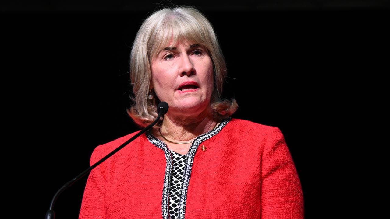 NT Chief Minister Eva Lawler at a press conference.